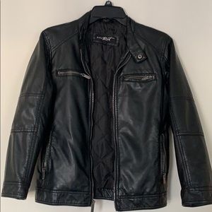 Boy Black faux leather jacket